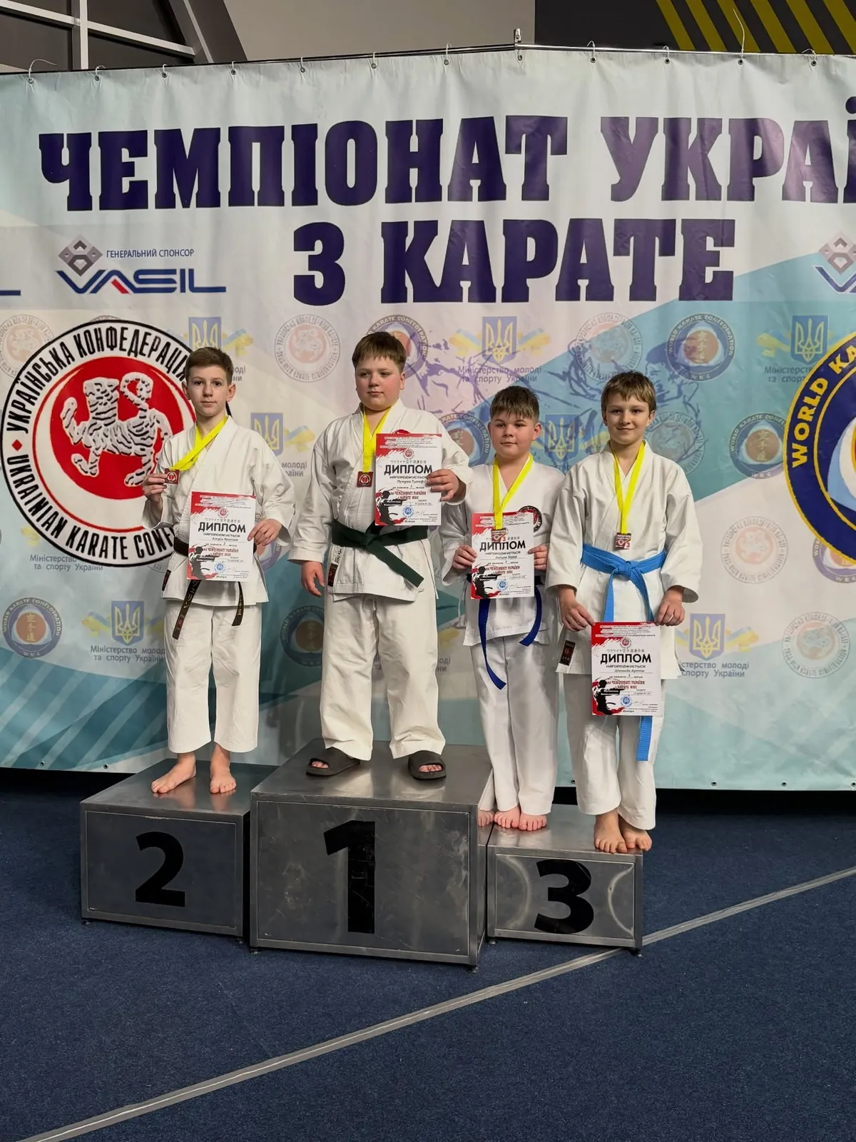 Юні спортсмени DZEN на п’єдесталі Чемпіонату України з карате