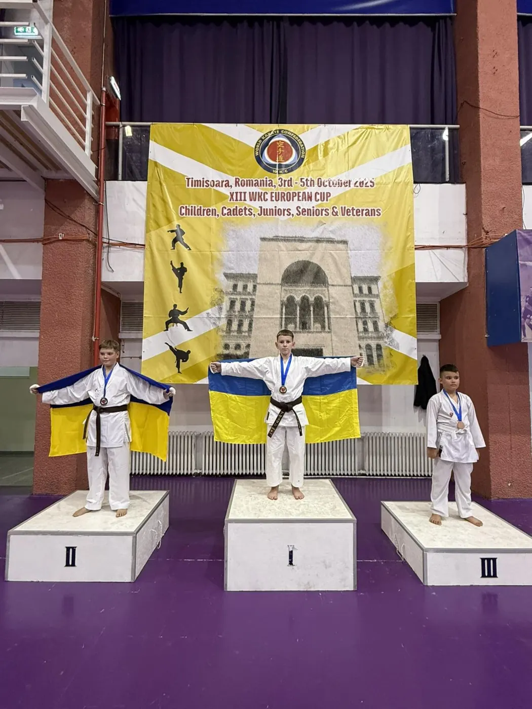 Команда DZEN KARATE CLUB на Кубку Європи WKC у Тімішоарі, 2025