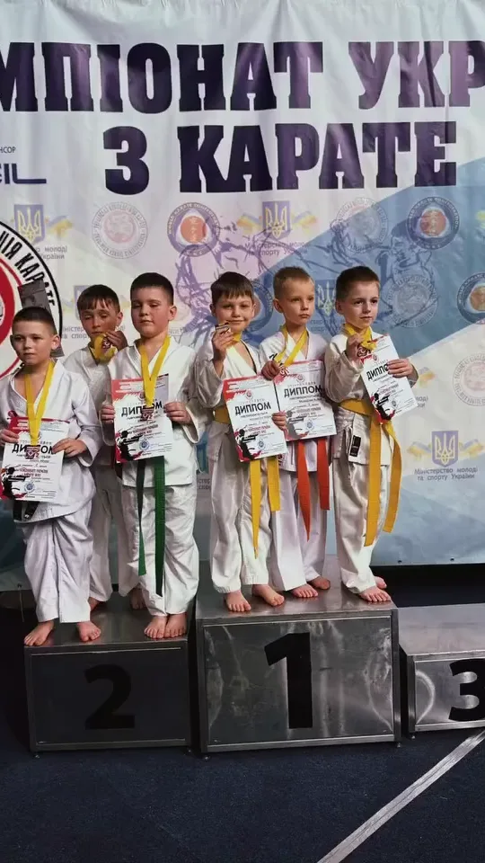 Учні DZEN KARATE CLUB на п’єдесталі Чемпіонату України з карате
