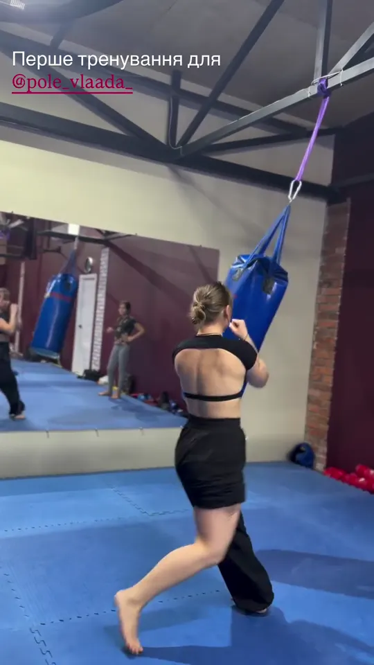 Первая тренировка в DZEN KARATE CLUB: работа на мешке
