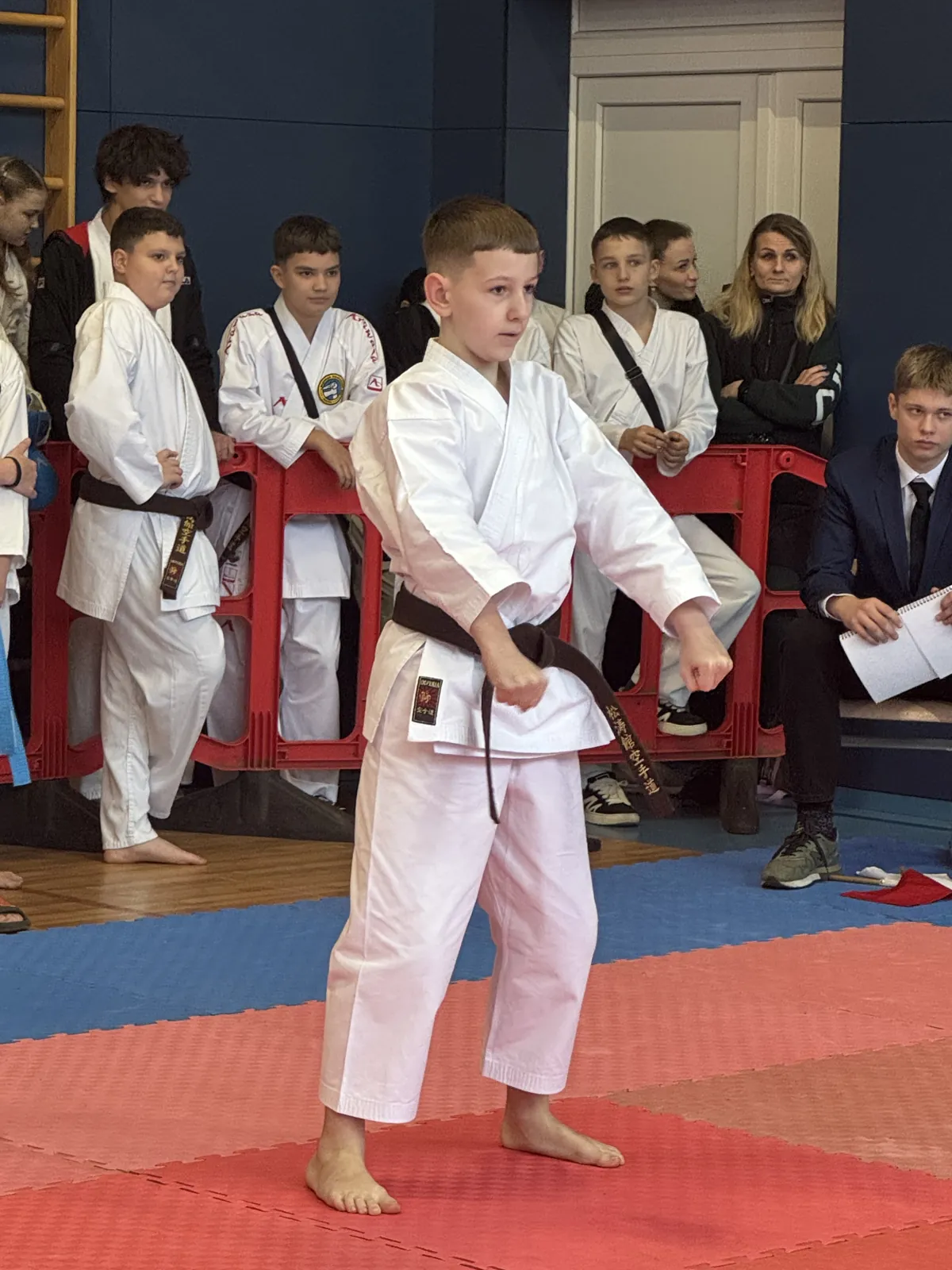 Юний спортсмен DZEN KARATE CLUB на турнірі з карате